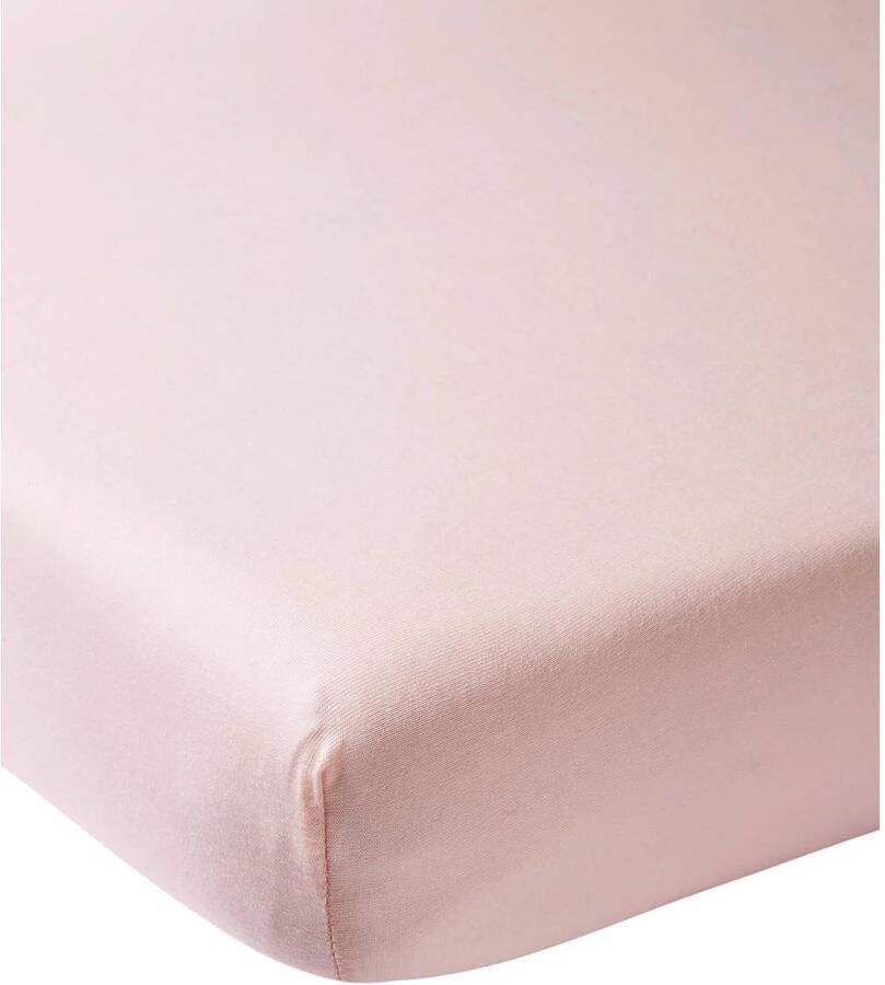 Meyco jersey hoeslaken wieg 40x80 90 cm Roze | Hoeslaken van