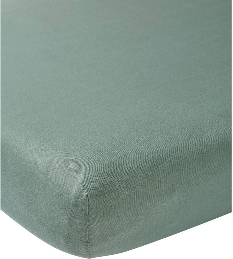 Meyco jersey peuterhoeslakenbed 70x140 150 cm Groen - Foto 2