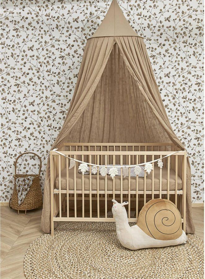 Meyco katoenen ledikant hoeslaken 60x120 cm taupe - Foto 2