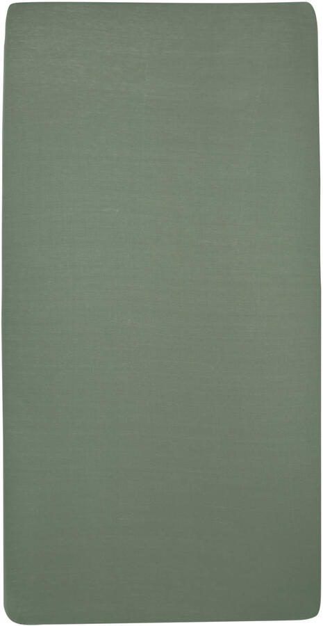 Meyco jersey wieg hoeslaken 40x80 90 cm forest green - Foto 3