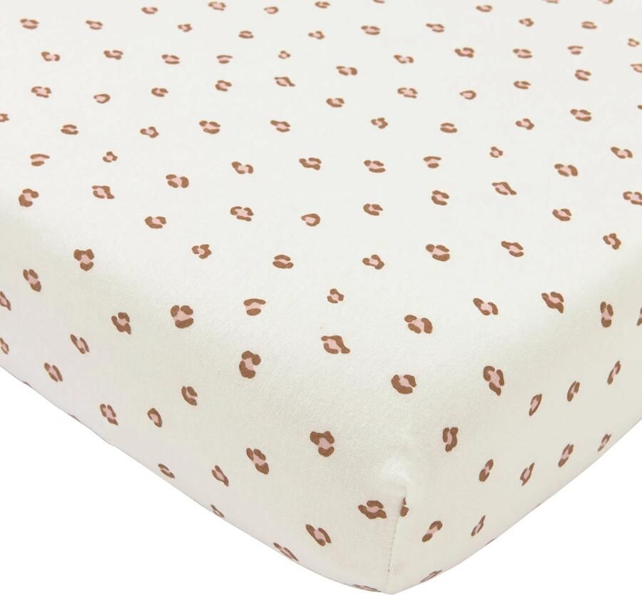 Meyco junior bed hoeslaken Mini Panther soft pink