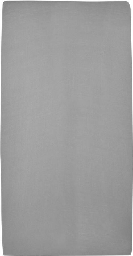 Meyco katoenen jersey hoeslaken 90x200 grijs Effen - Foto 2