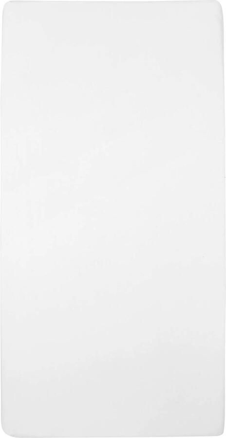 Meyco katoenen hoeslaken ledikant 60x120 cm (set van 2) Wit Effen - Foto 2