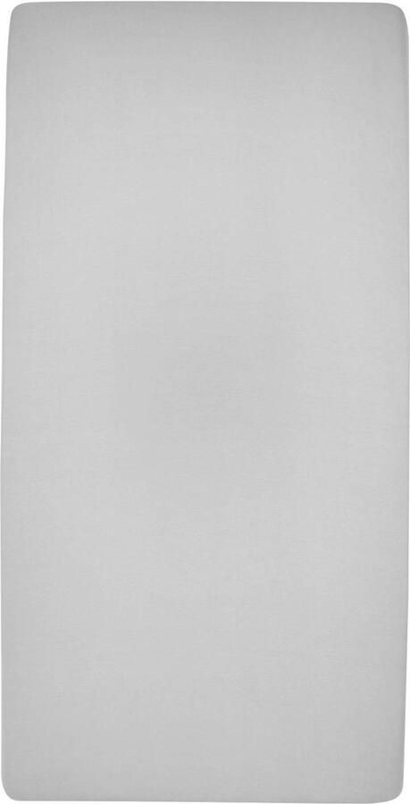 Meyco katoenen jersey hoeslaken ledikant 60x120 cm (set van 2) Grijs Effen - Foto 3