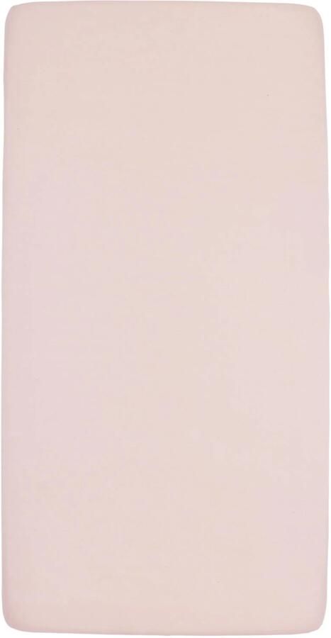 Meyco katoenen jersey wieg hoeslaken 40x80 90 cm Soft Pink Roze Effen