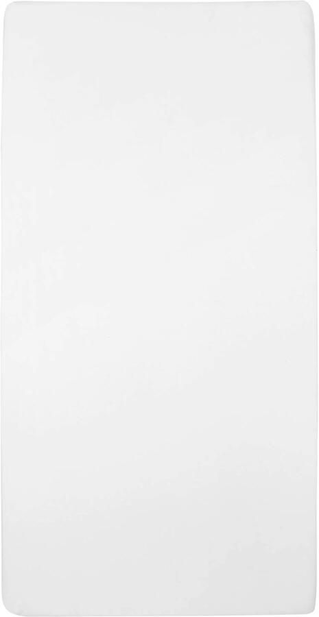 Meyco katoenen ledikant hoeslaken 60x120 cm Wit Effen