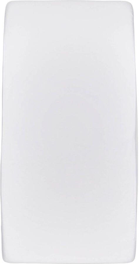 Meyco katoenen molton pu waterdicht hoeslaken 60x120 cm Kindermatrasbeschermer Wit