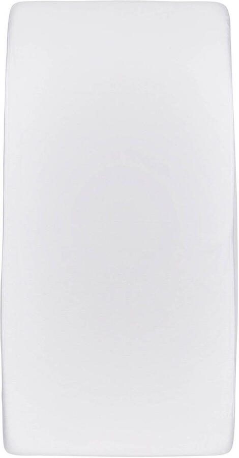 Meyco katoenen molton pu waterdicht hoeslaken 90x200 cm Kindermolton Wit - Foto 3