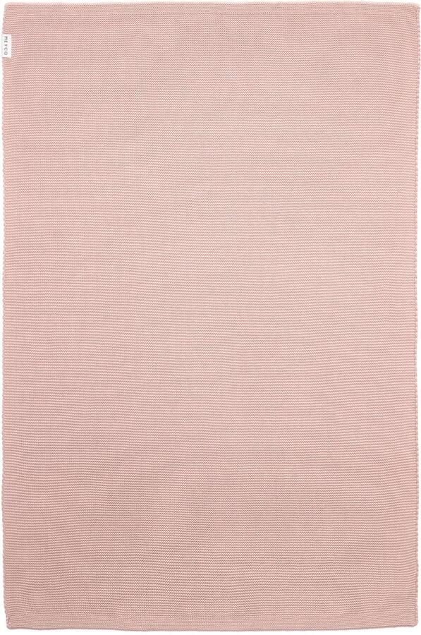 Meyco katoenen wiegdeken roze 100x75 cm - Foto 3