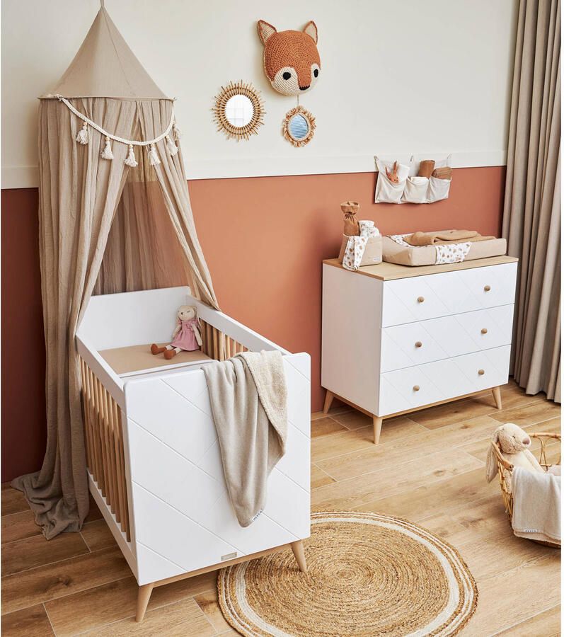 Meyco klamboe sand Baby klamboe Beige | Baby klamboe van