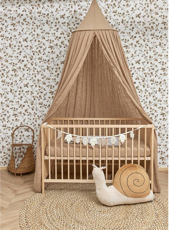 Meyco klamboe uni 240 cm taupe Baby klamboe Bruin | Baby klamboe van