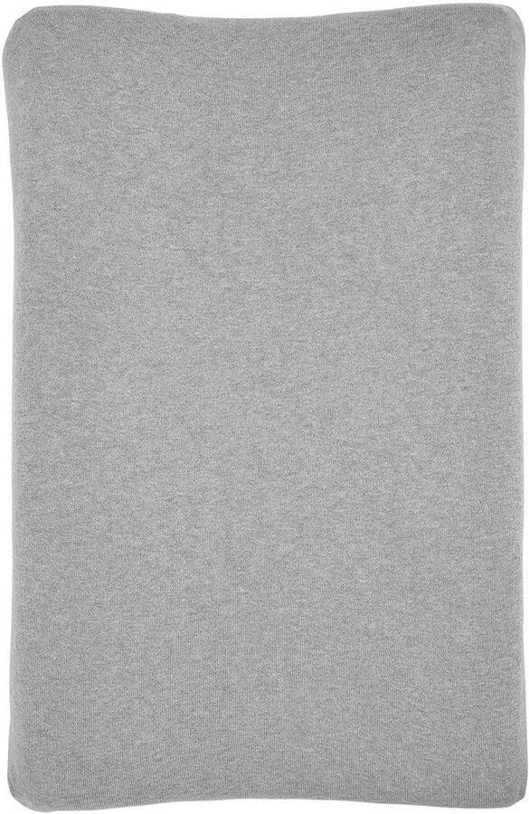 Meyco Knit Basic aankleedkussenhoes 70x45 cm grijs melange Effen - Foto 2