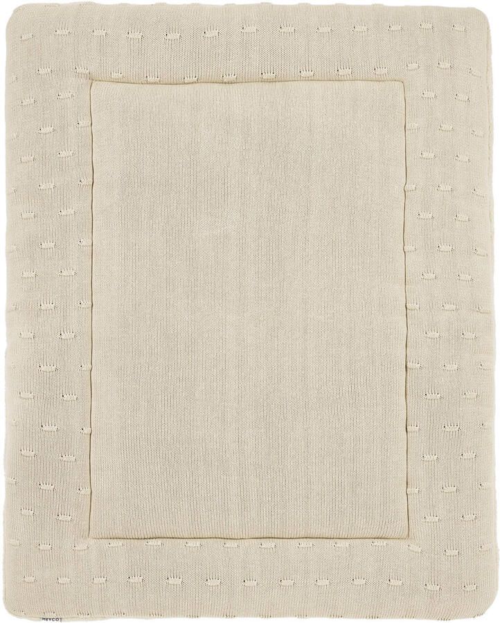 Meyco Knots boxkleed soft sand
