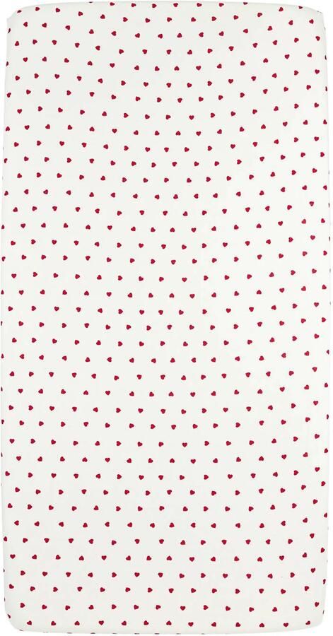 Meyco junior bed hoeslaken Sweet Heart white red - Foto 3