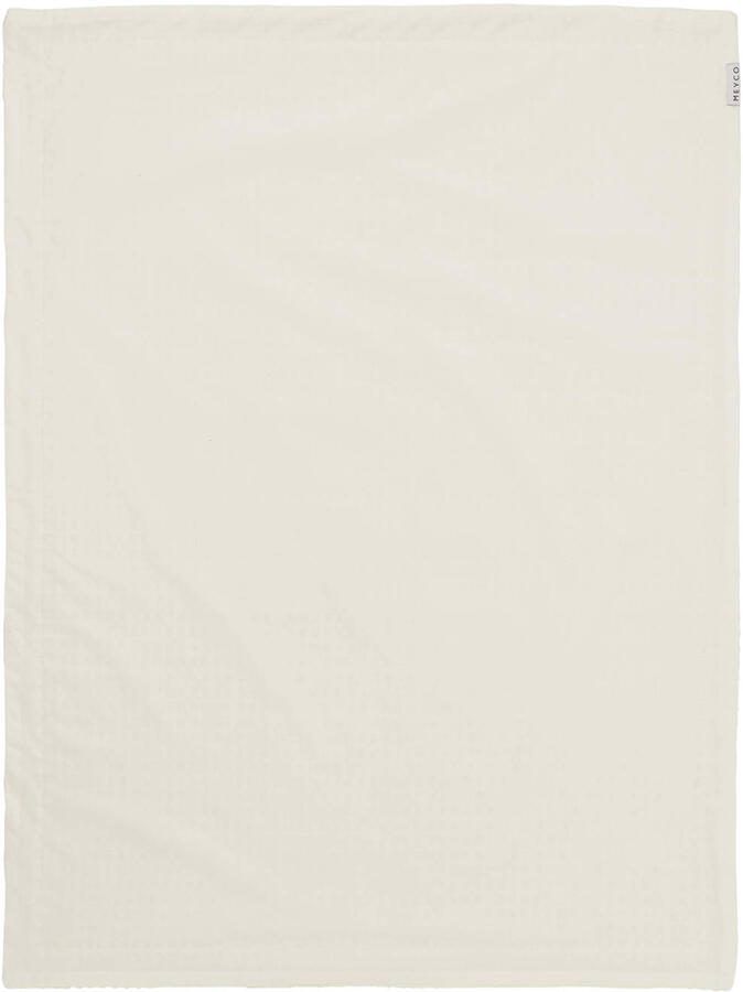 Meyco ledikantdeken Waffle Cotton nature Babydeken Wit Effen - Foto 2