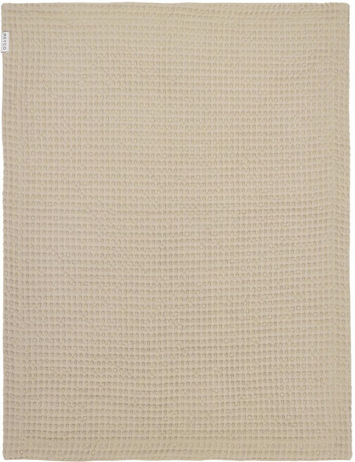 Meyco ledikantdeken Waffle Cotton sand Babydeken Beige Effen - Foto 2