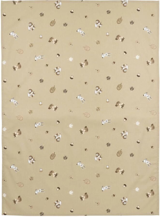 Meyco ledikantlaken Forest Animals sand