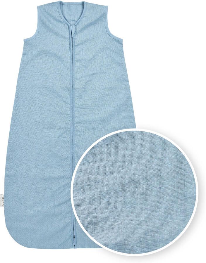 Meyco linnen baby slaapzak Studio Collection Jeans Blue