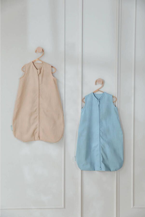 Meyco linnen baby slaapzak Studio Collection Taupe - Foto 3