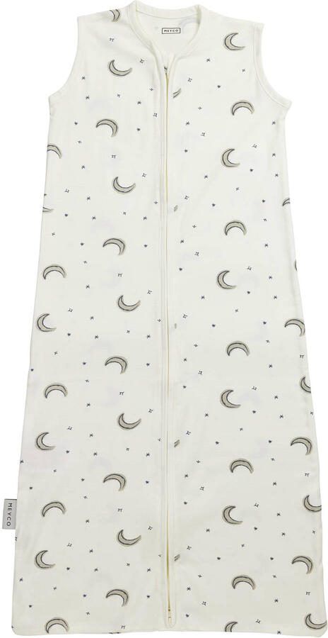 Meyco ongevoerde slaapzak interlock jersey Moon Indigo