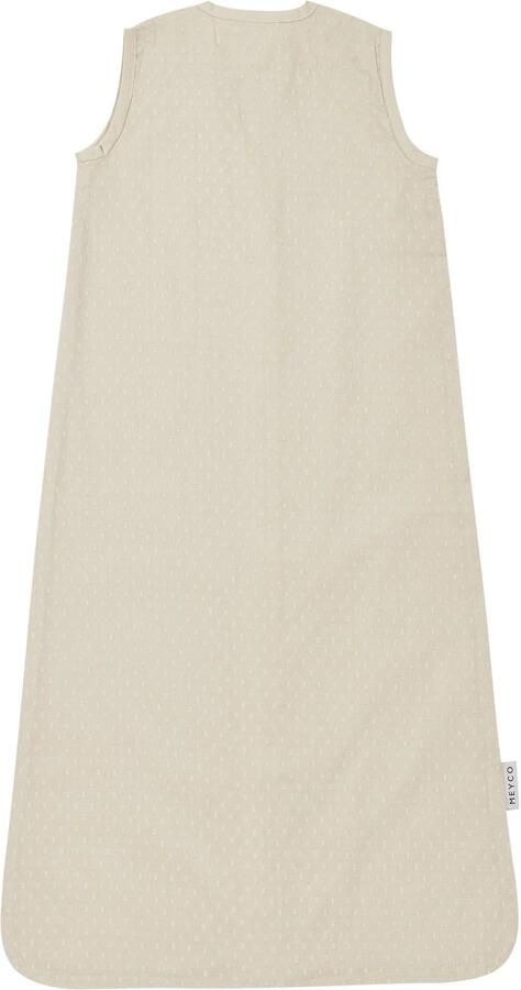 Meyco Plume baby slaapzak soft sand Babyslaapzak Beige All over print 110 - Foto 3