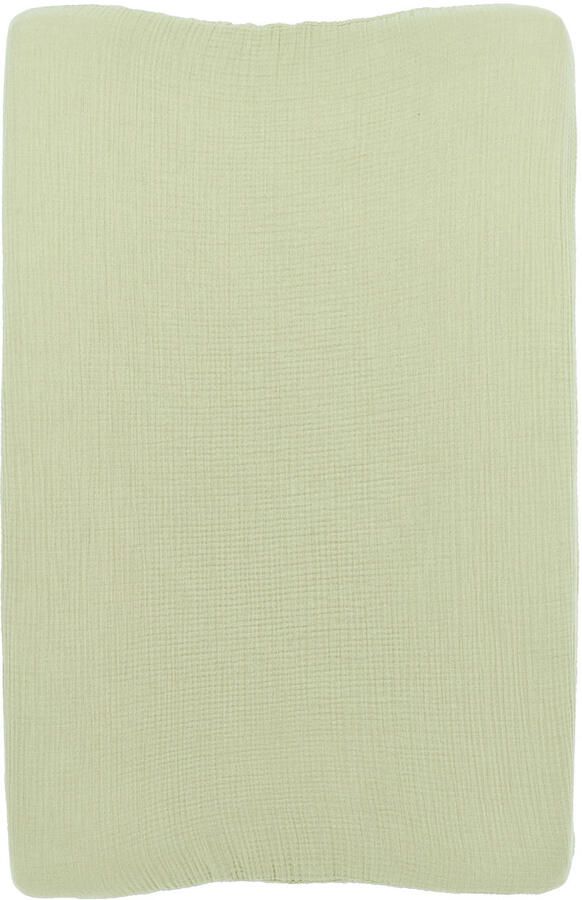 Meyco pre-washed hydrofiel aankleedkussenhoes soft olive - Foto 3