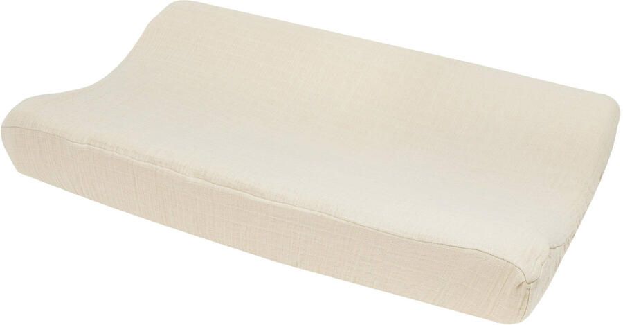 Meyco pre-washed hydrofiel aankleedkussenhoes soft sand Beige Effen