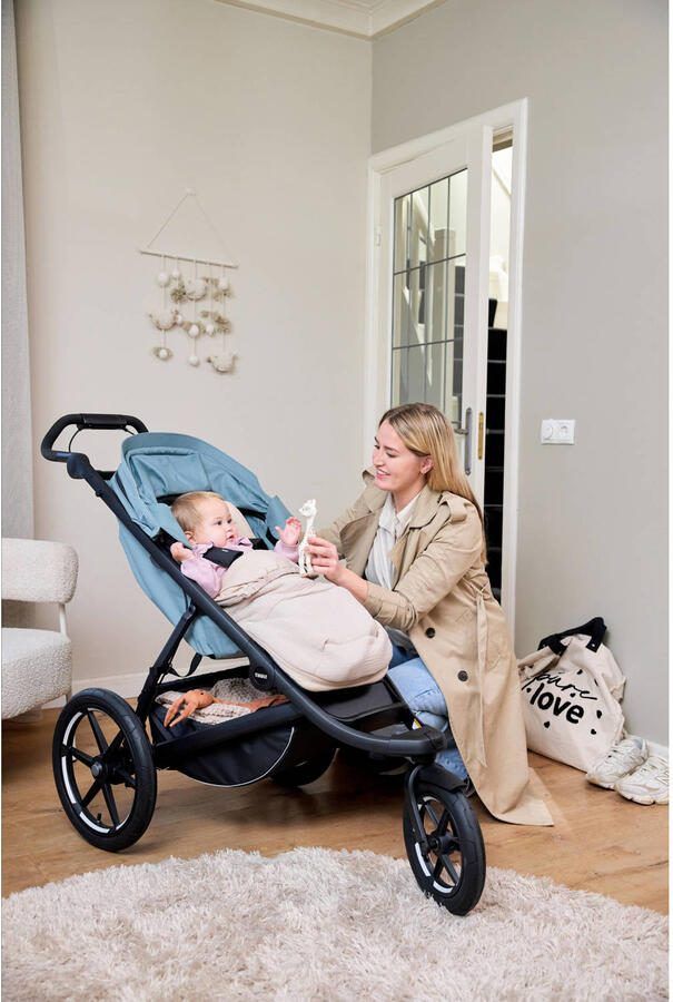 Meyco pre-washed hydrofiel buggy voetenzak en inlegger sand - Foto 2