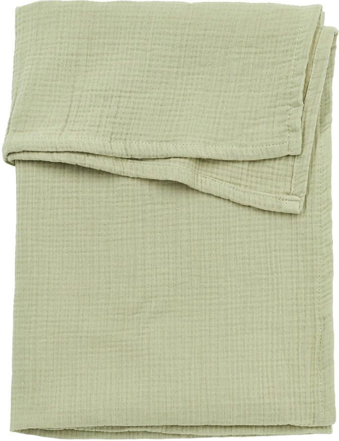 Meyco pre-washed hydrofiel ledikant laken soft olive