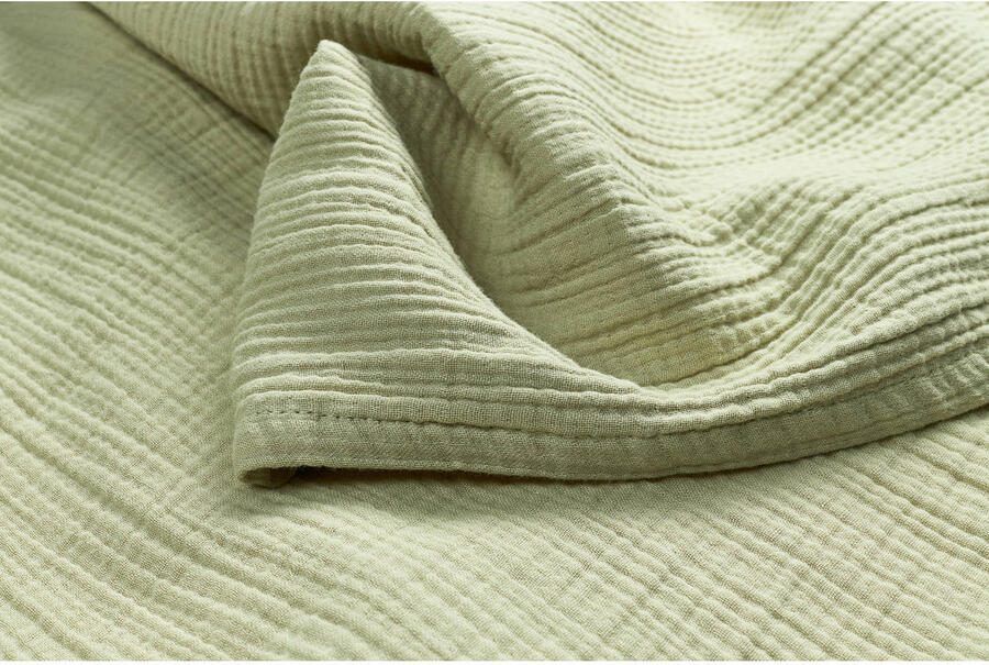 Meyco pre-washed hydrofiel wieglaken soft olive - Foto 3