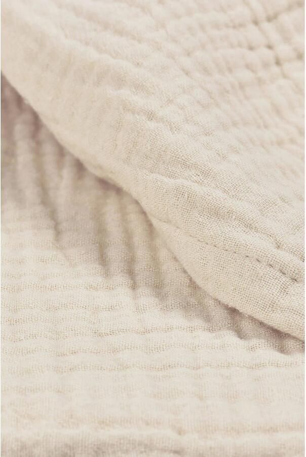 Meyco pre-washed hydrofiel wieglaken soft sand Babylaken Beige Effen - Foto 3