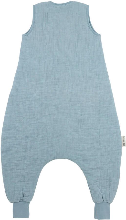 Meyco pre-washed hydrofiele winter slaapoverall jumper jeans blue - Foto 3