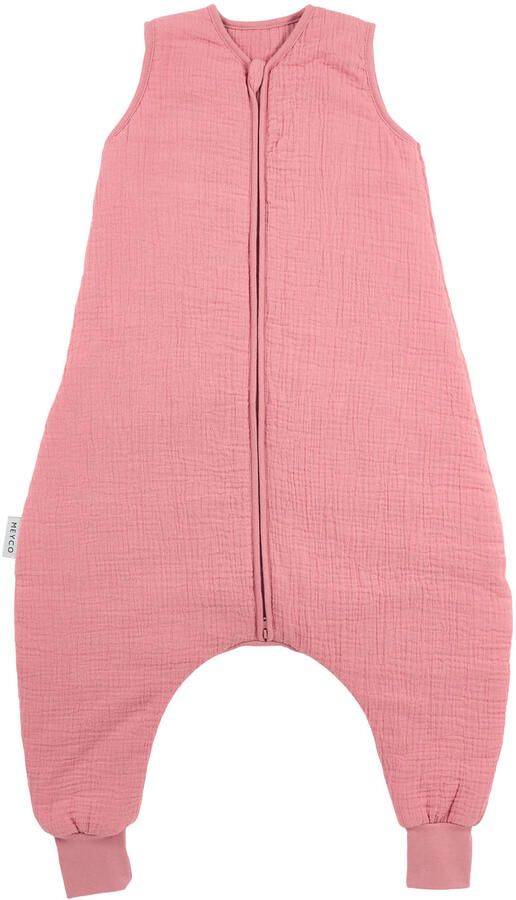Meyco pre-washed hydrofiele winter slaapoverall jumper roze
