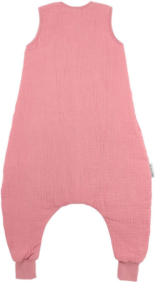 Meyco pre-washed hydrofiele winter slaapoverall jumper roze - Foto 3