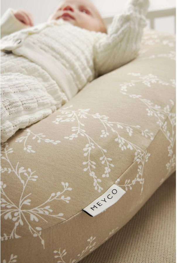 Meyco relaxhoes voor voedingskussen Branches sand Babynest - Foto 2