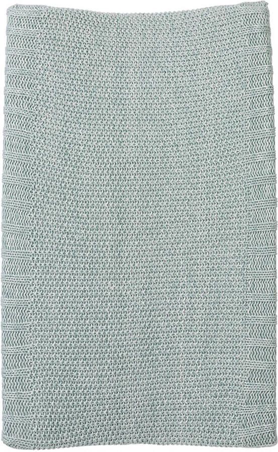 Meyco Silverline Relief Mixed aankleedkussenhoes 45x70 cm groen