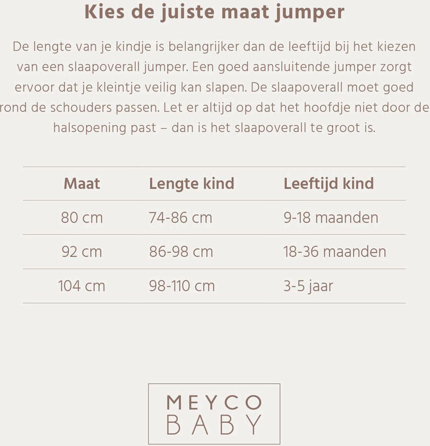 Meyco slaapoverall jumper Studio Collection Classic Sand - Foto 2