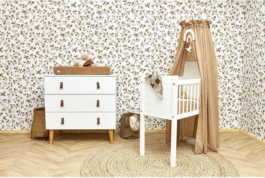 Meyco sluier uni taupe Baby sluier Bruin Effen | Baby sluier van - Foto 2
