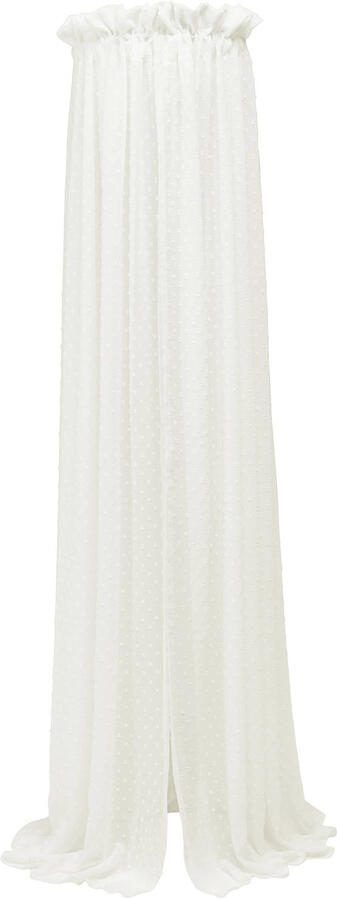 Meyco sluier Plume offwhite