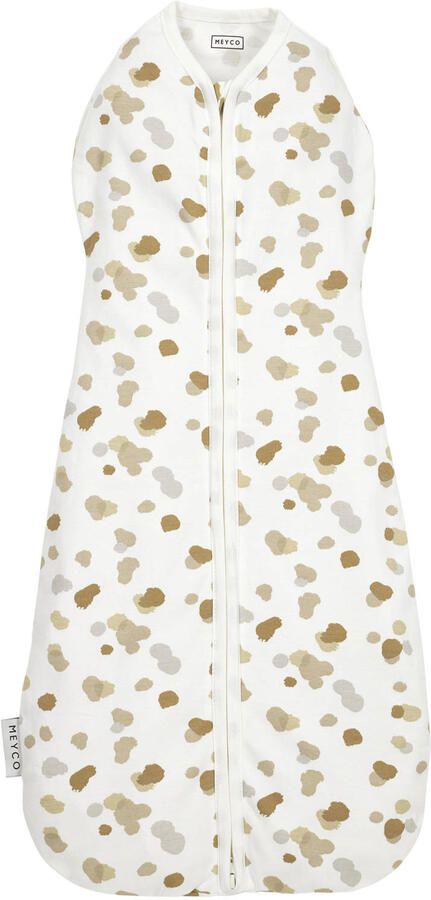 Meyco Stains cocoon inbakerslaapzak sand 70cm Inbakerdoek Beige Stip