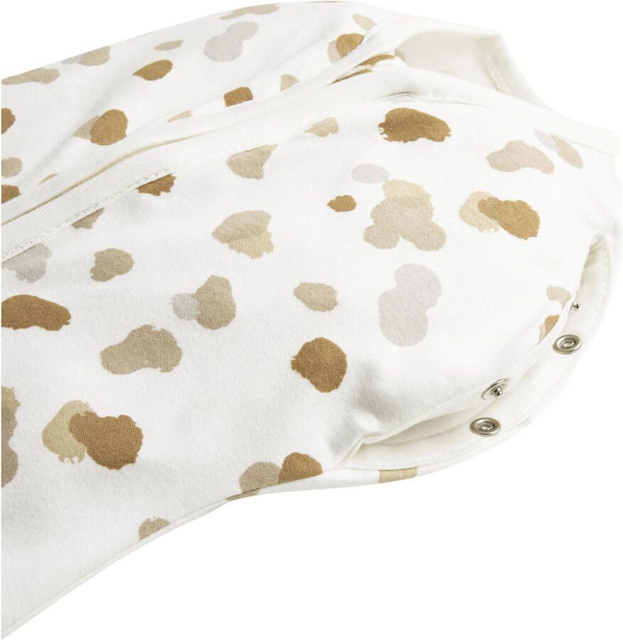 Meyco Stains cocoon inbakerslaapzak sand 70cm Inbakerdoek Beige Stip - Foto 2