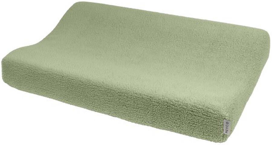 Meyco teddy aankleedkussenhoes groen