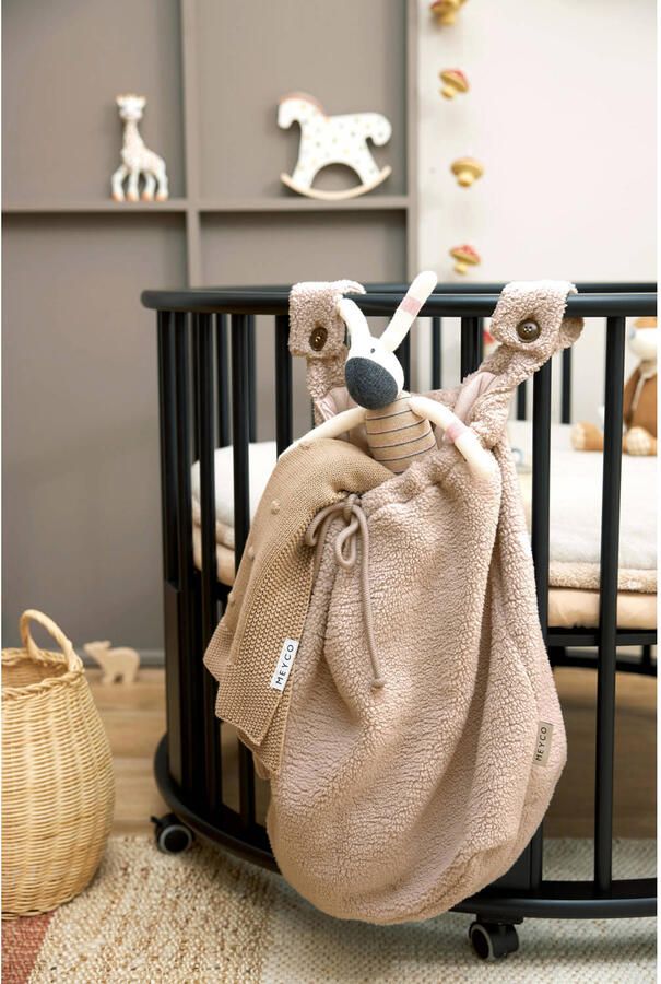Meyco teddy boxzak sand Beige | Boxzak van | Baby > Thuis > Boxen & toebehoren - Foto 2