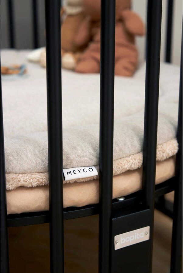 Meyco uni hoeslaken boxmatras sand Beige | Hoeslaken van - Foto 3