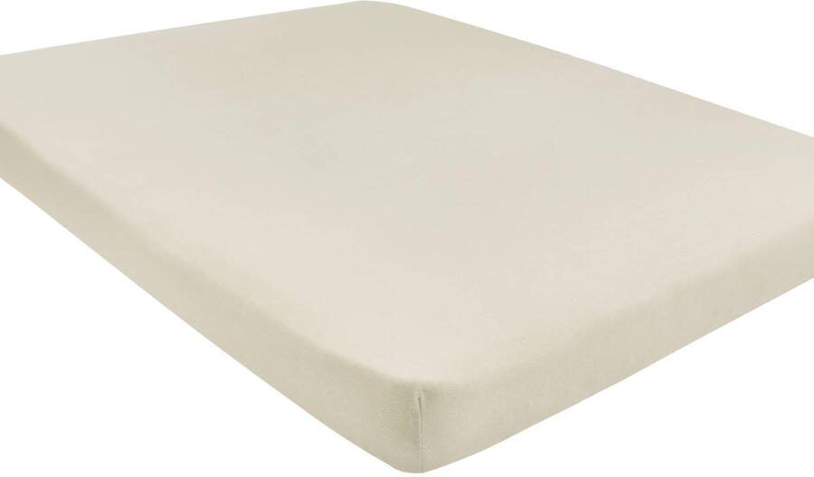 Meyco uni hoeslaken boxmatras soft sand 75x95cm