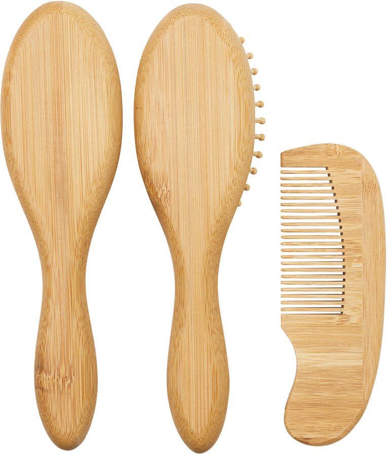 Meyco Uni kapset bamboe natural 3-delig