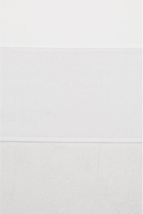 Meyco Uni wieglaken 75x100 cm wit Babylaken | Babylaken van - Foto 3