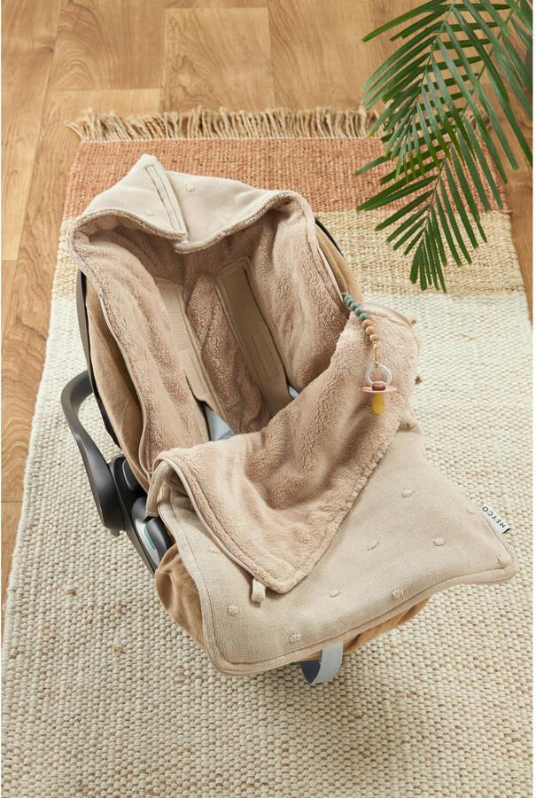 Meyco voetenzak Knit Basic sand Beige | Voetenzak van - Foto 2