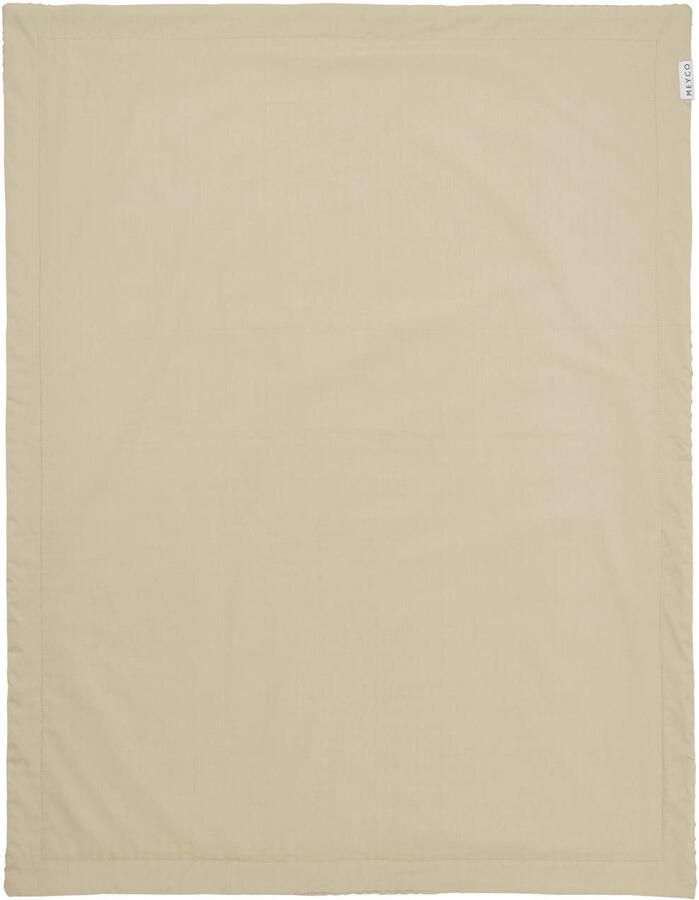 Meyco wiegdeken Waffle Cotton sand Babydeken Beige Effen - Foto 2