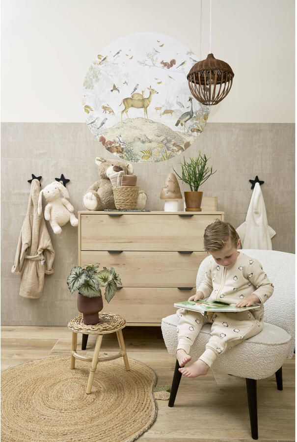 Meyco winter slaapoverall jumper Pinguïn beige zwart - Foto 2